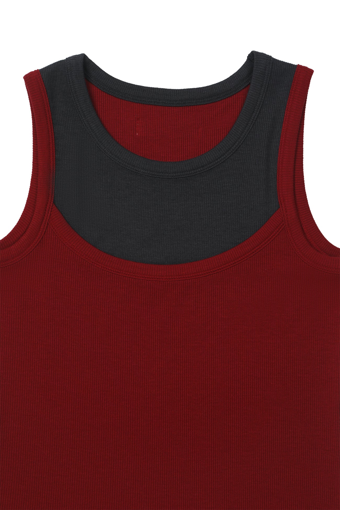 Deinet - D-Contrast Sleeveless (Red) product image 3 | TRAB K-Fashion Australia