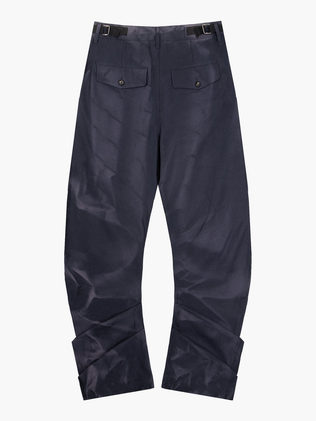 Jiyong Kim - Sun-Bleached Twisted Trousers (Navy) product image 11 | TRAB K-Fashion Australia