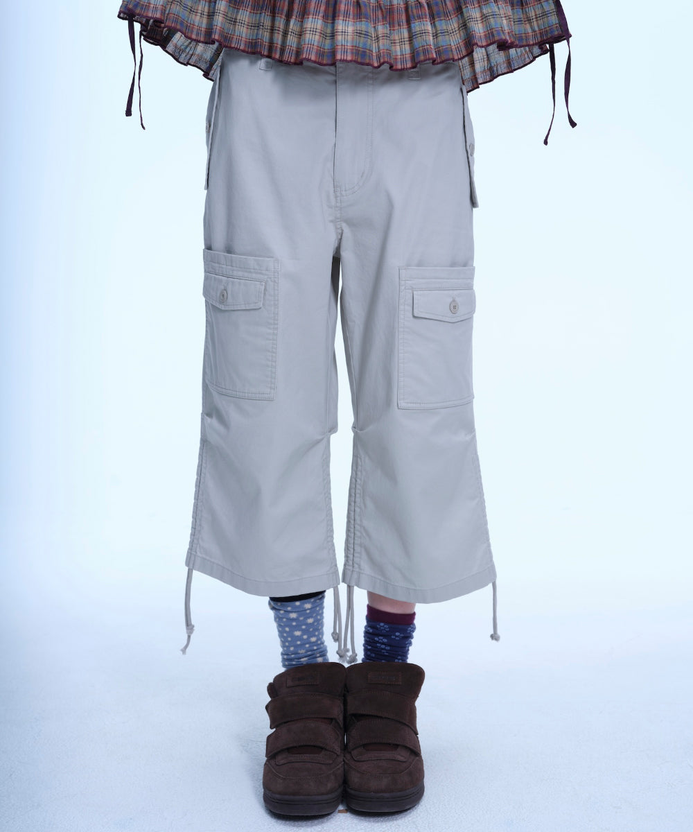 Coyseio - Capri Cargo Pants (Light Grey) product image 7 | TRAB K-Fashion Australia