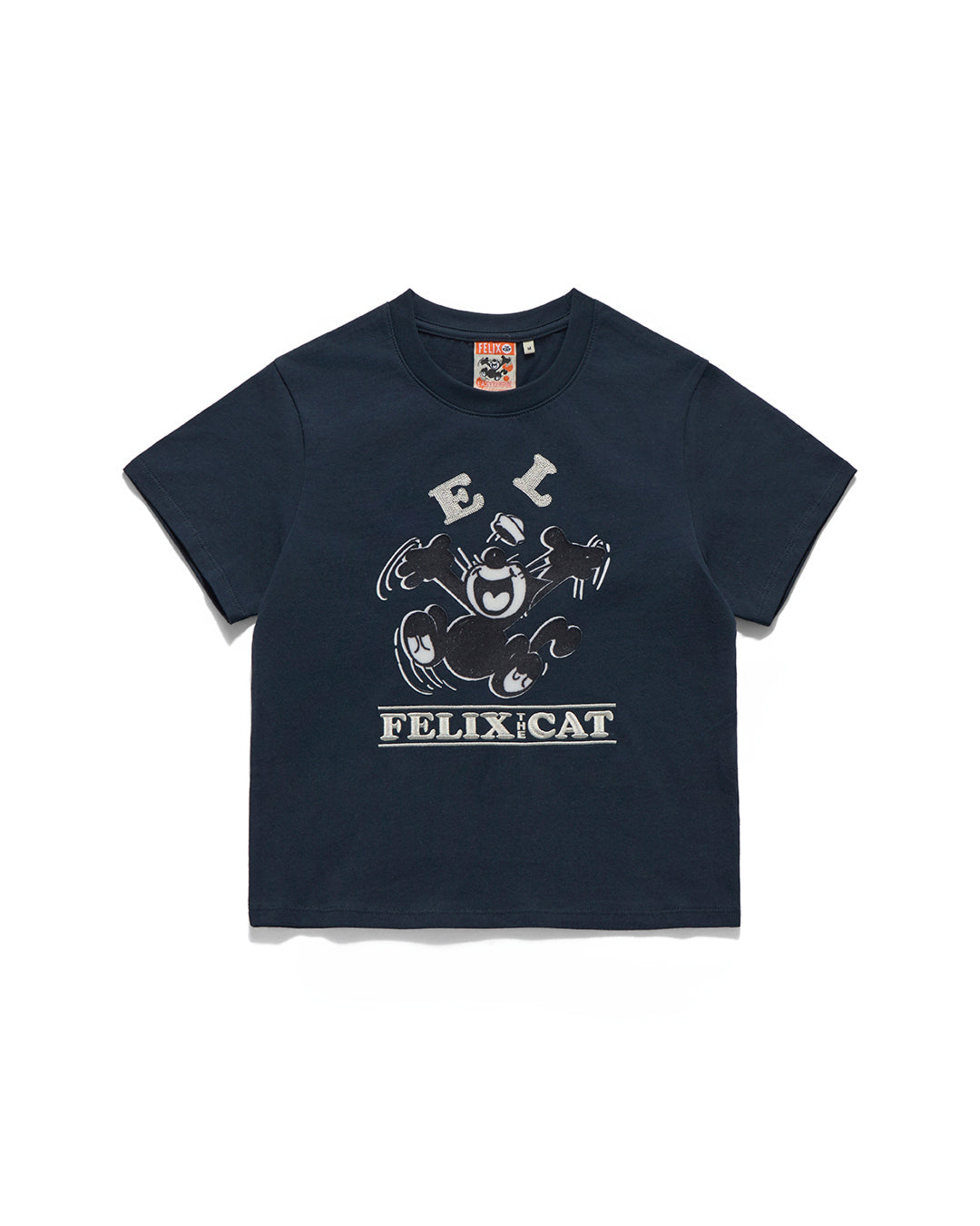 Eastlogue - Classic Felix Flocking T-shirts (Navy) product image 1 | TRAB K-Fashion Australia