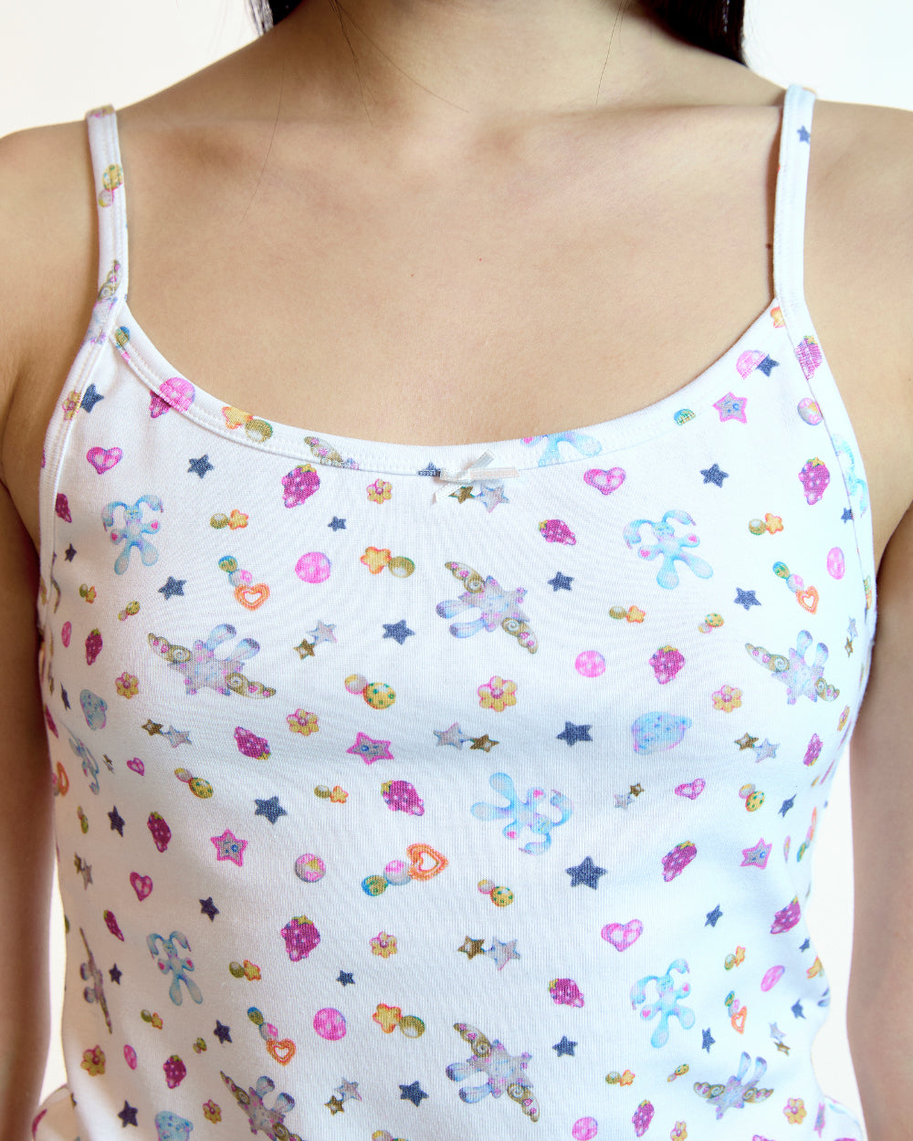 Coyseio - Ema Tiny Friends Sleeveless (White) product image 7 | TRAB K-Fashion Australia