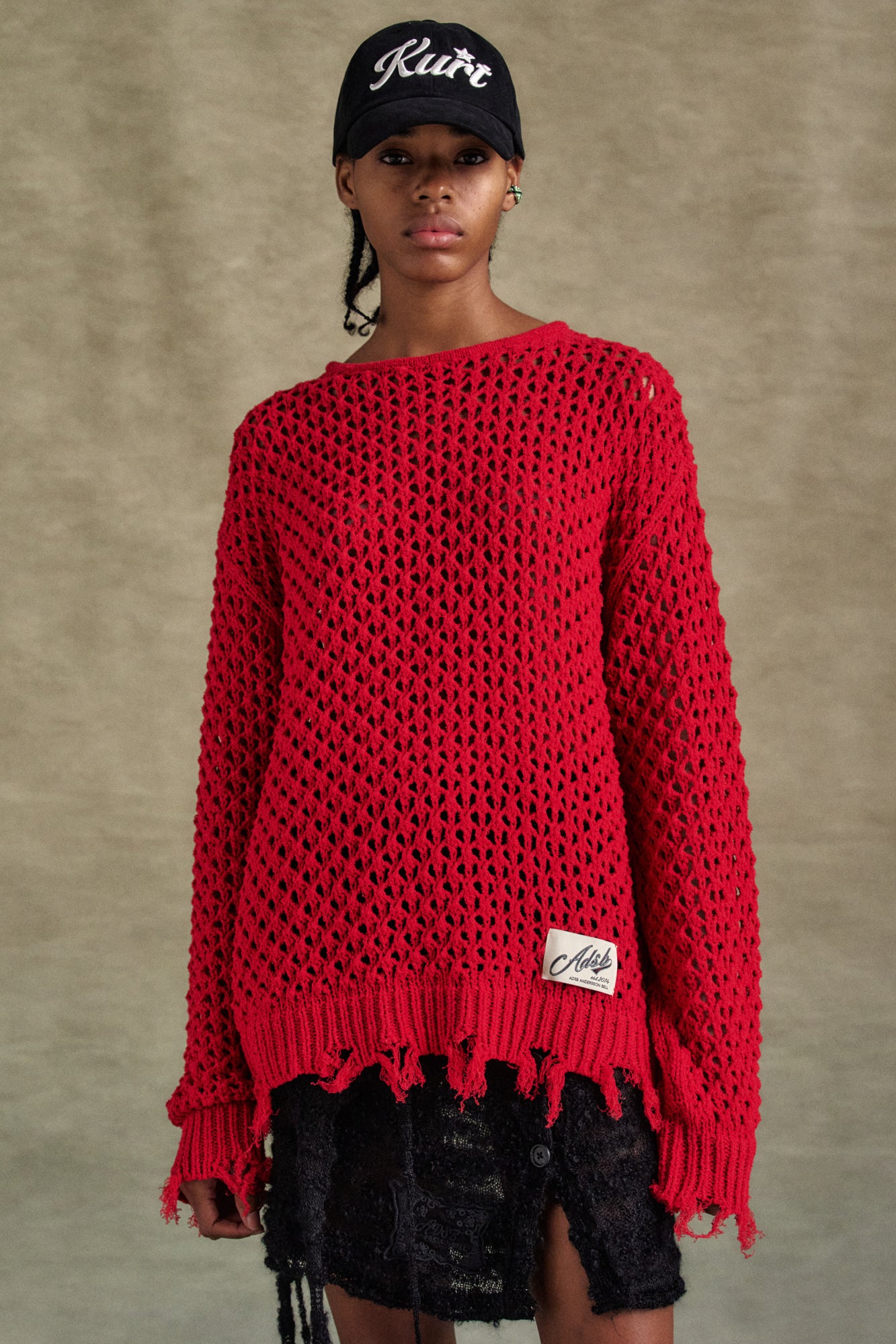 Andersson Bell - Unisex Kurt Star Cap (Black) product image 4 | TRAB K-Fashion Australia