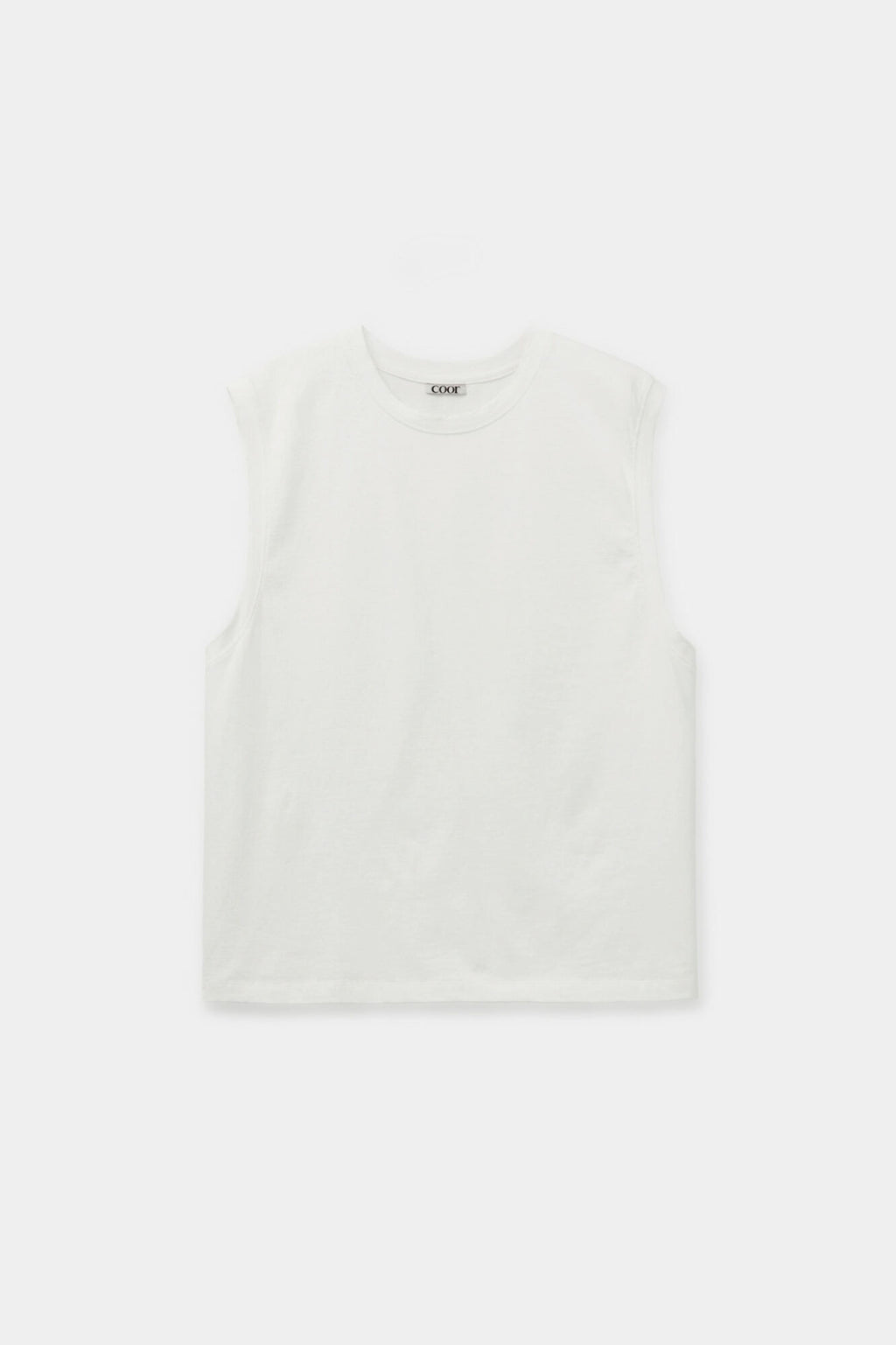 Coor - Distressed Cotton Sleeveless (White) product image 1 | TRAB K-Fashion Australia