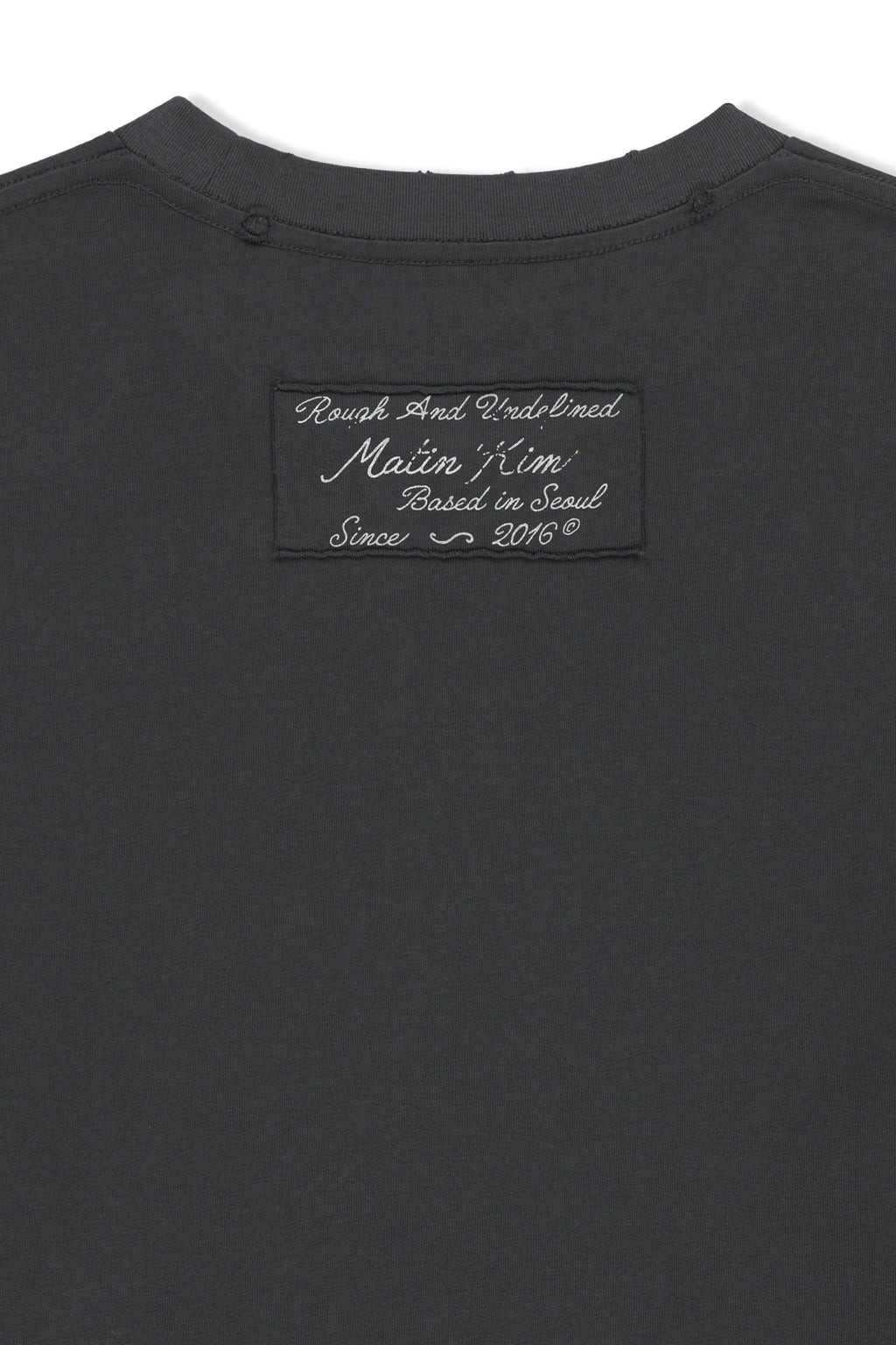Matin Kim - Graphic Top Combo Dress (Charcoal) product image 5 | TRAB K-Fashion Australia