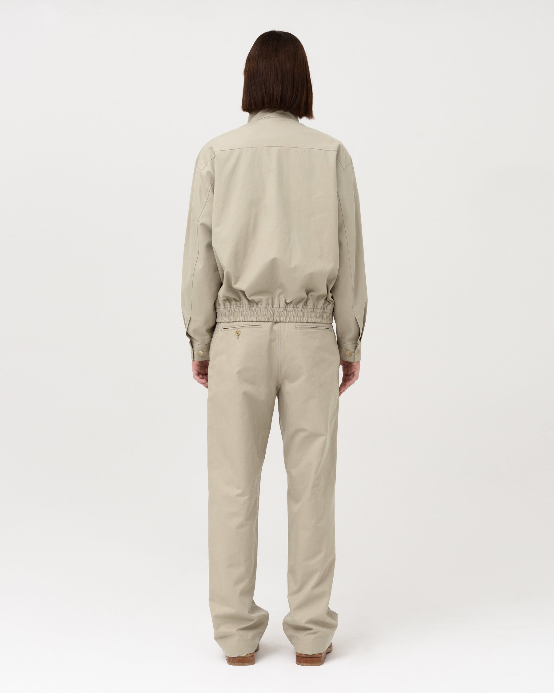 Brownyard - Stand Collar Blouson (Stone) product image 2 | TRAB K-Fashion Australia