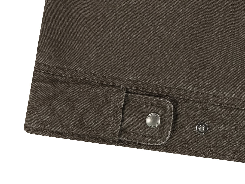 Coyseio - Round Collar Stitch Jacket Cocoa product image 19 | TRAB K-Fashion Australia