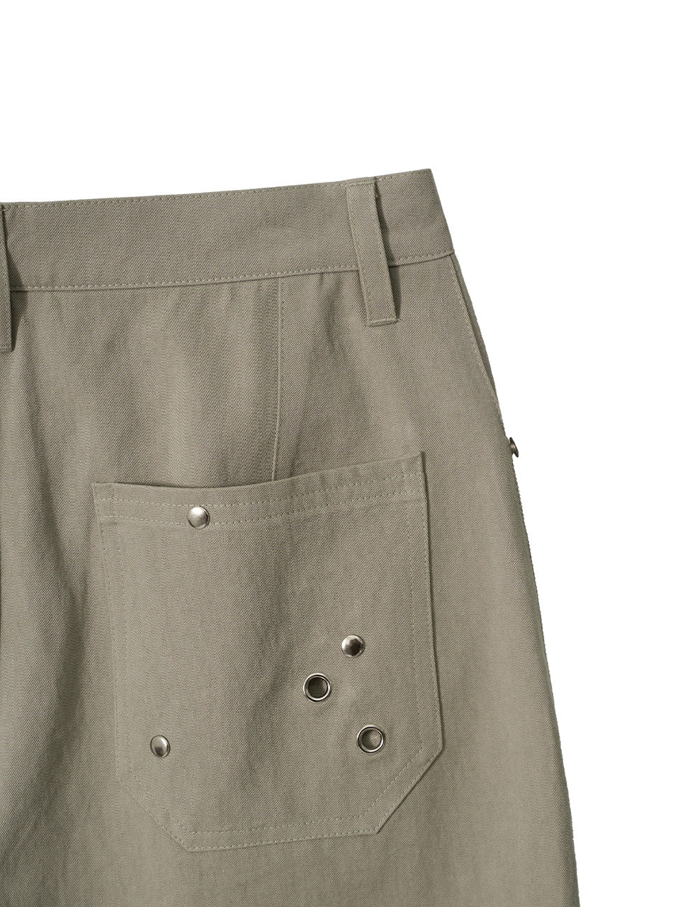 Kijun - Pleated Stud Pants (Grey) product image 12 | TRAB K-Fashion Australia