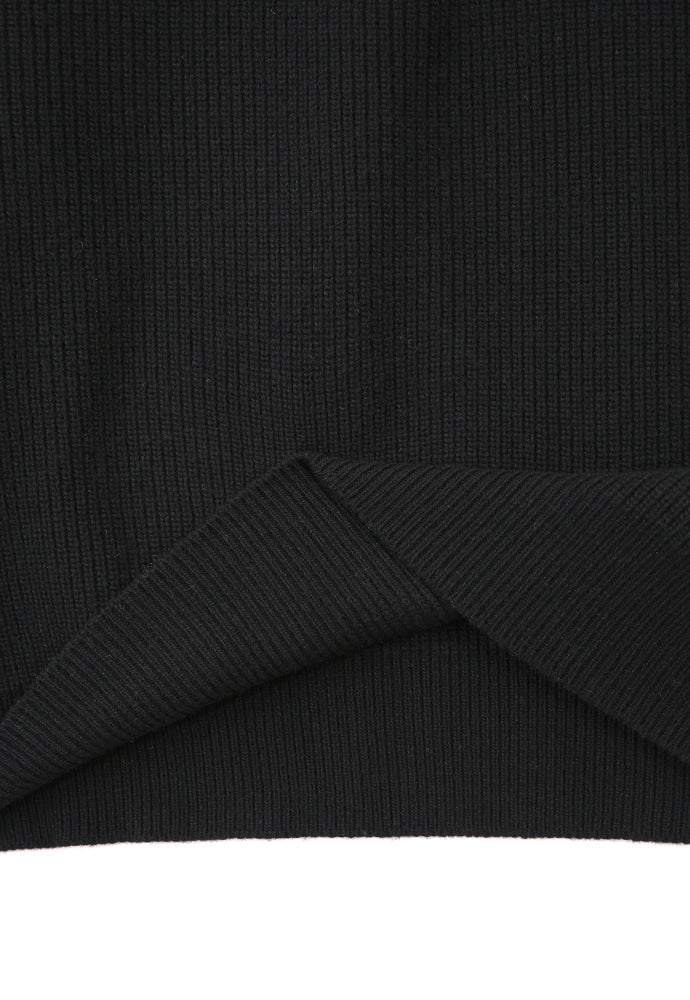 Art if acts - Half Zipup Turtle Neck Knit (Black) product image 13 | TRAB K-Fashion Australia