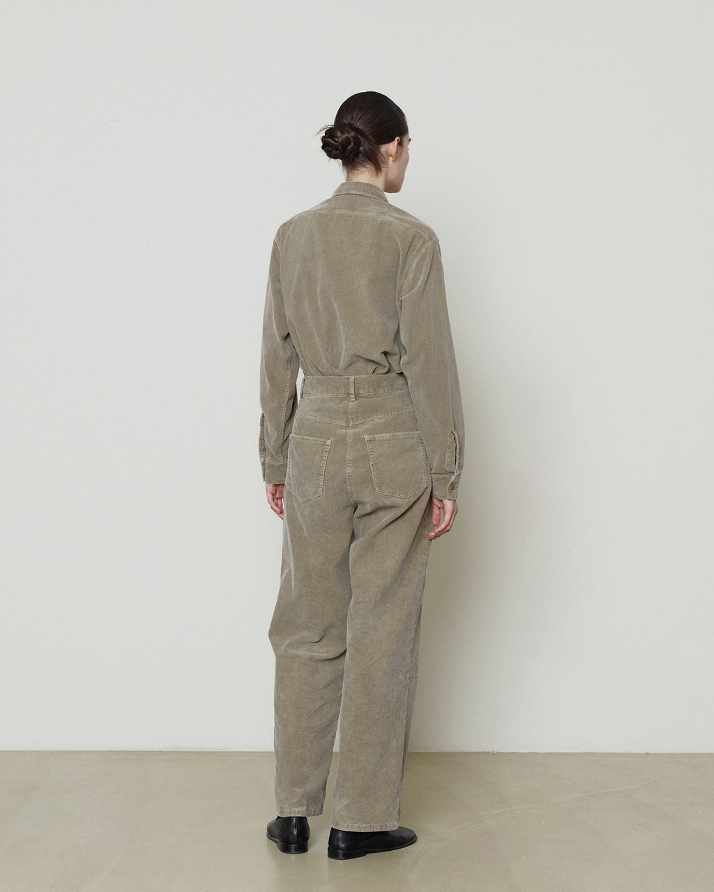 Brownyard - Garment Dyed Corduroy Shirt (Dark Beige) product image 3 | TRAB K-Fashion Australia