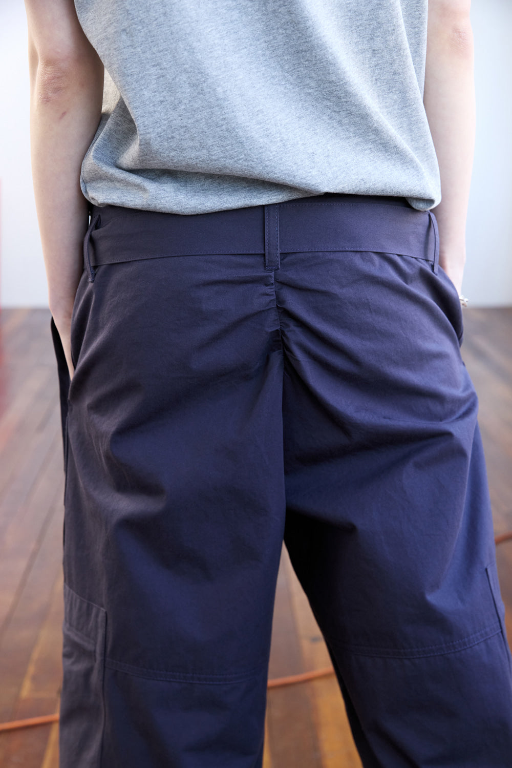 Hatchingroom - Roll Up Fatigue Shorts (Dark Purple) product image 17 | TRAB K-Fashion Australia