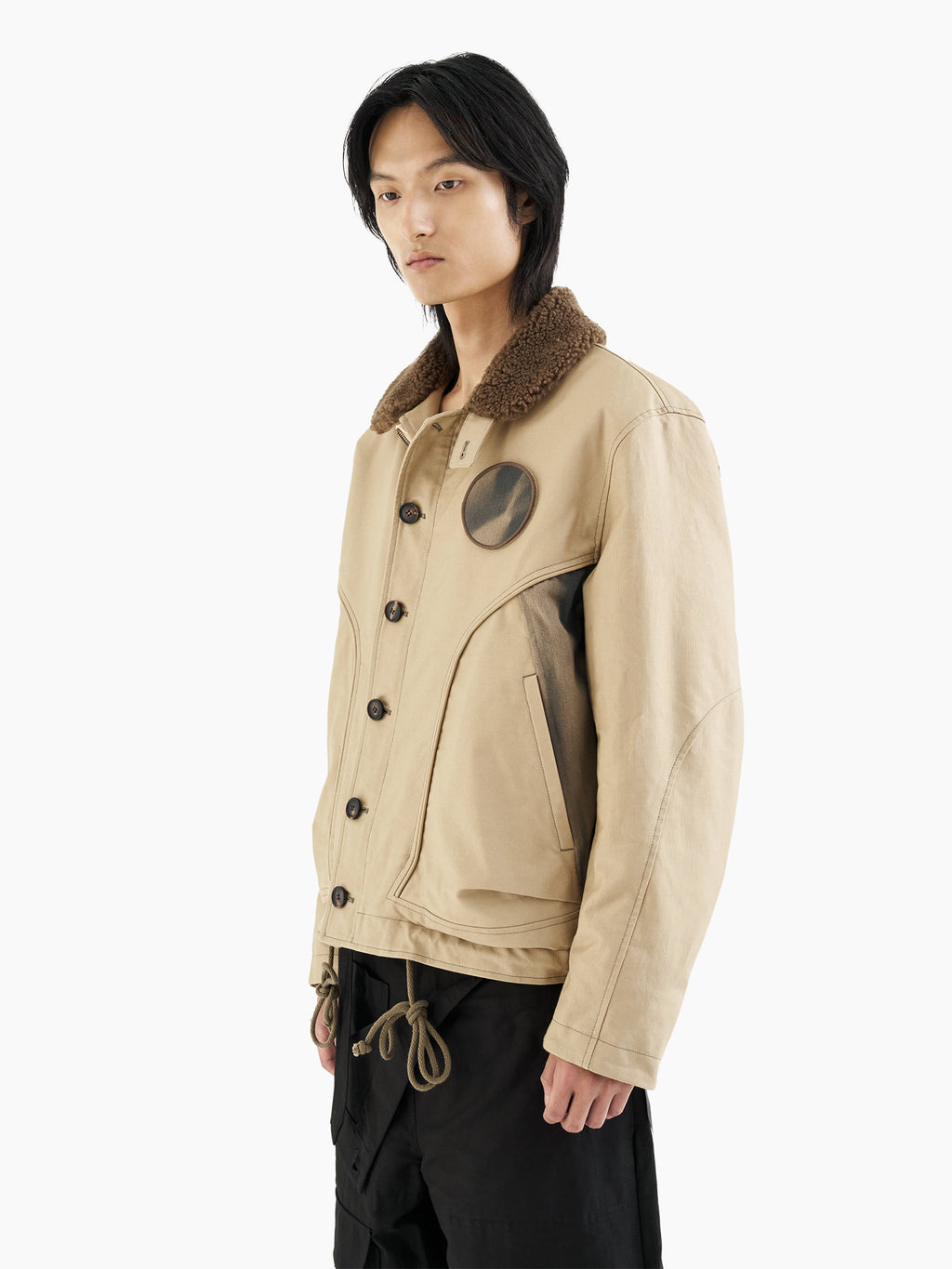 Jiyong Kim - Sun-Bleached Deck Jacket (Brown) product image 4 | TRAB K-Fashion Australia