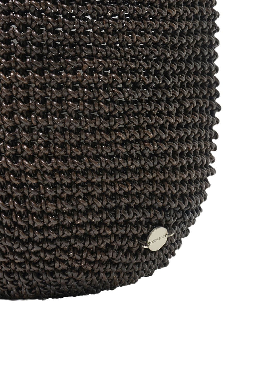 Amomento - Handmade Leather Net Bag (Brown) product image 8 | TRAB K-Fashion Australia