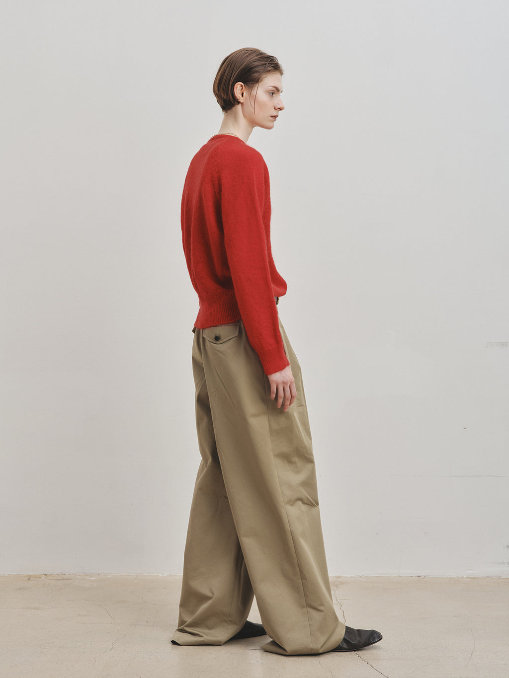 Tonywack - Mohair Raglan Cardigan (Red) product image 5 | TRAB K-Fashion Australia