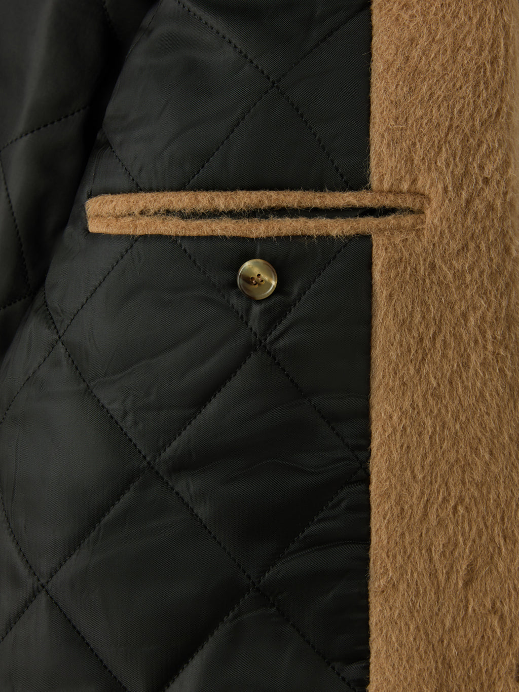 Recto - Oversized Lama Wool Padded Jacket (Ochre) product image 7 | TRAB K-Fashion Australia