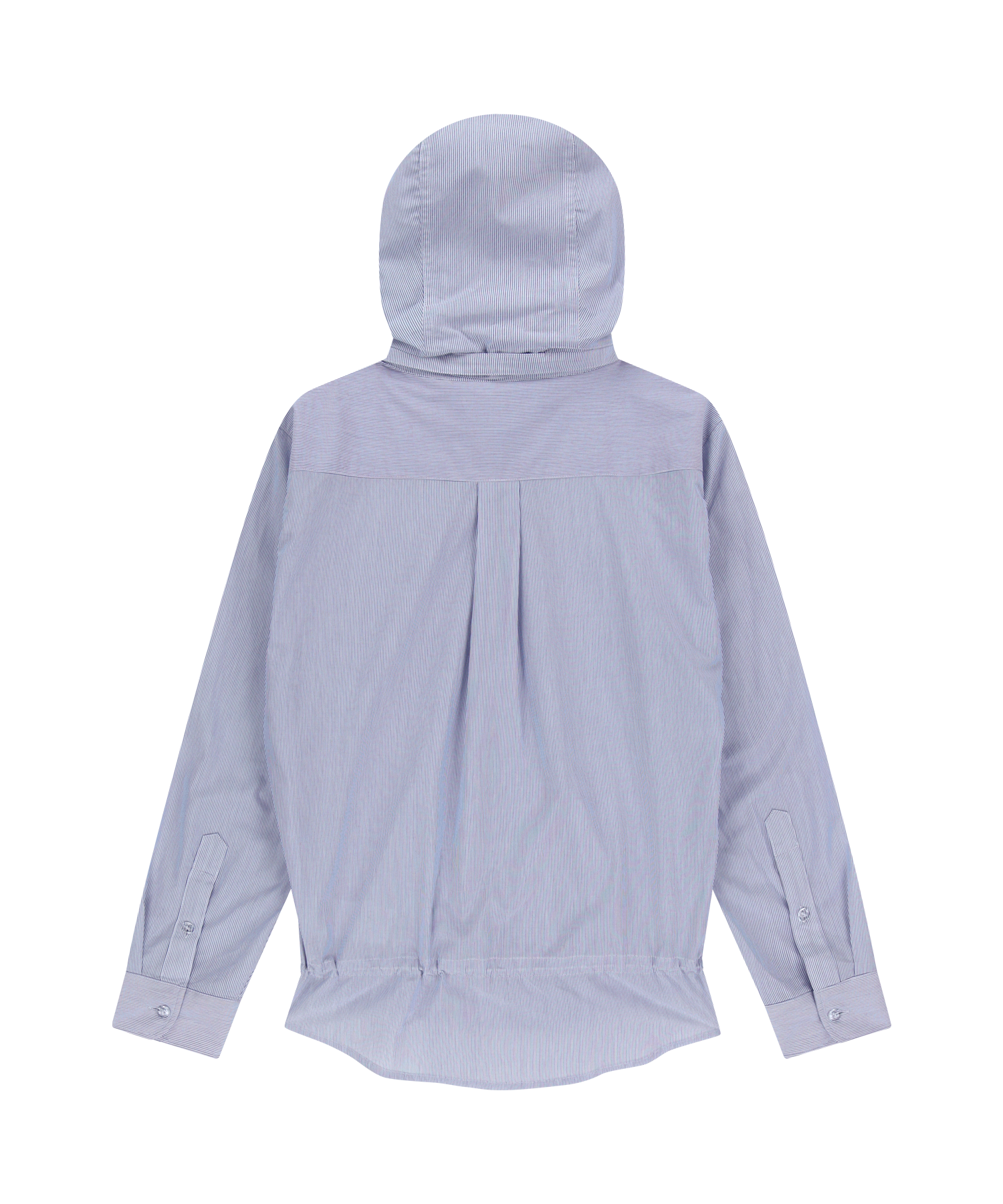 San San Gear - Stripe Hood Shirts (Blue) product image 5 | TRAB K-Fashion Australia