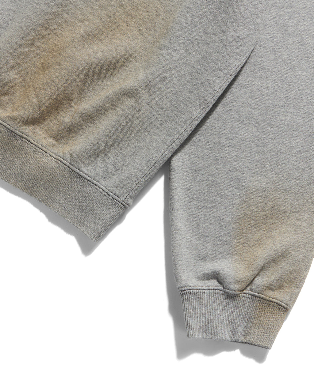 Eastlogue - Cut Out Collar Half Zip Up Sweat (Melange Grey) product image 6 | TRAB K-Fashion Australia