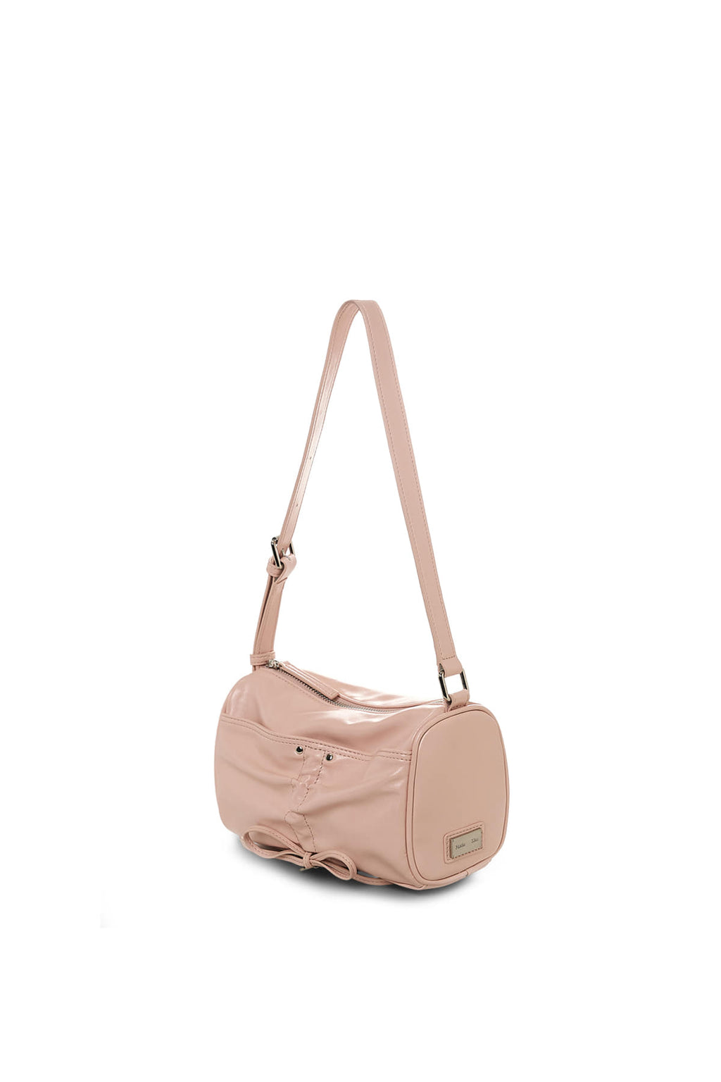 Matin Kim - Front Shirring Ribbon Mini Bag (Pink) product image 6 | TRAB K-Fashion Australia