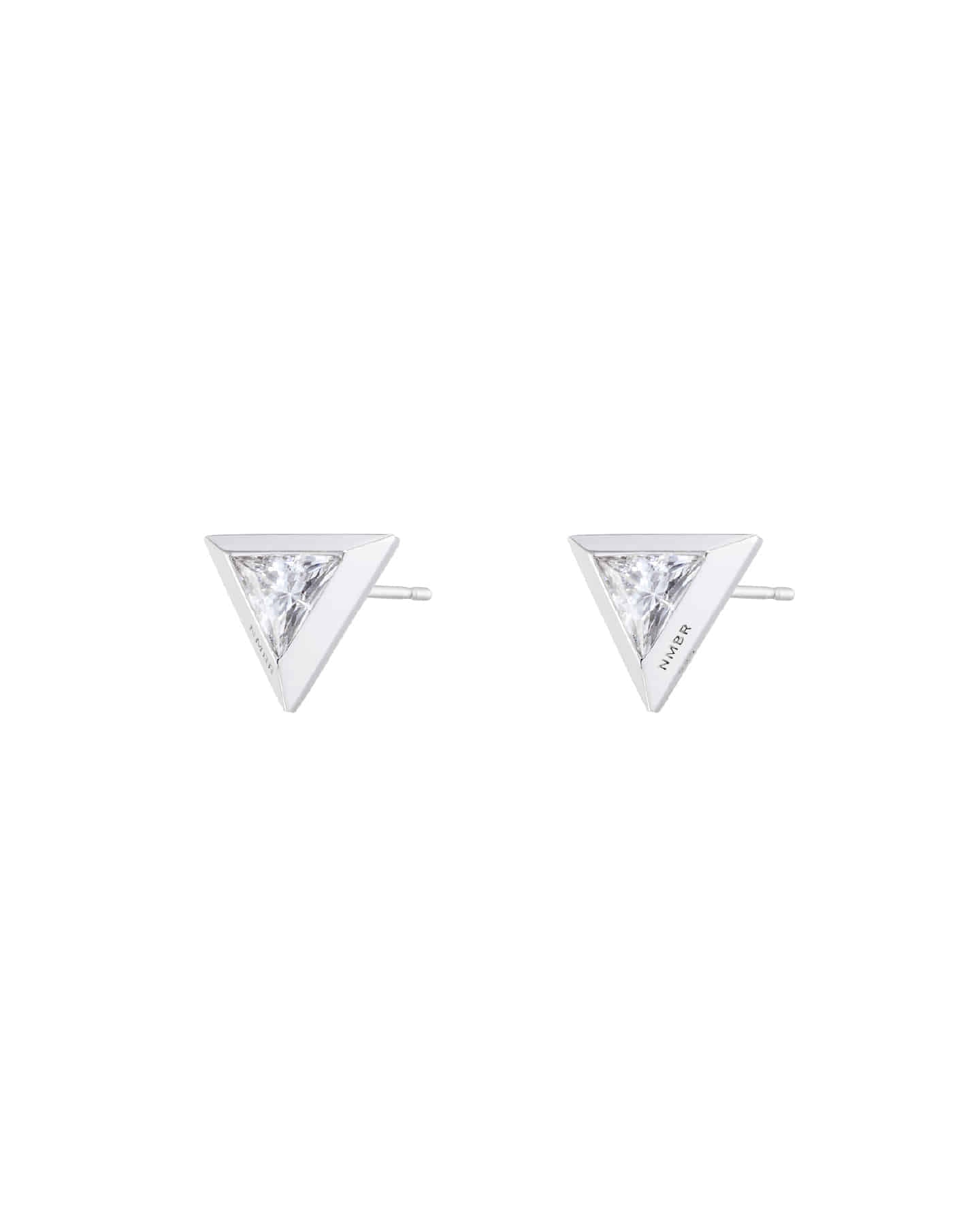 Numbering - Inverted Triangle Stud Earrings #3195 product image 7 | TRAB K-Fashion Australia
