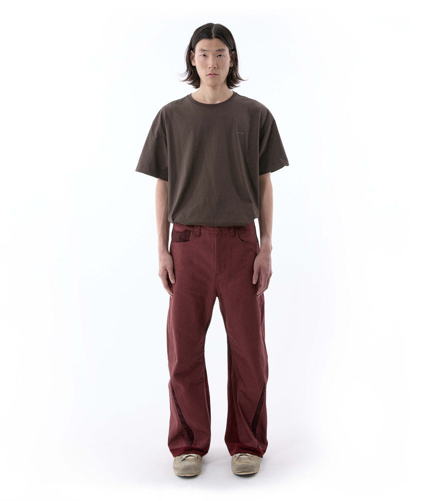 XLIM - Ep.10 01 Trousers (Burgundy) product image 1 | TRAB K-Fashion Australia