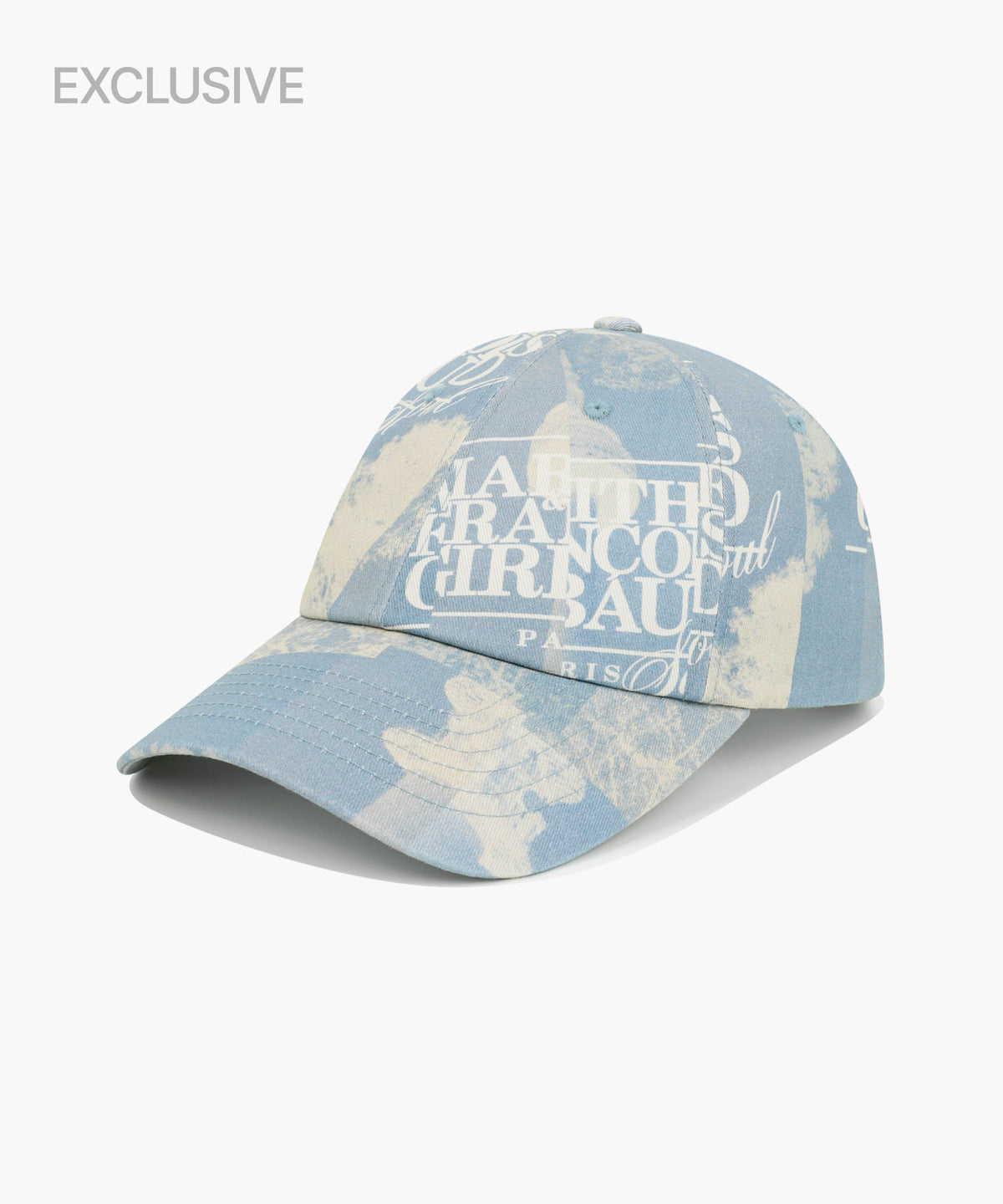 Marithe & Francois Girbaud - Seoul Exclusive Graphic Cap (Sky Blue) product image 1 | TRAB K-Fashion Australia