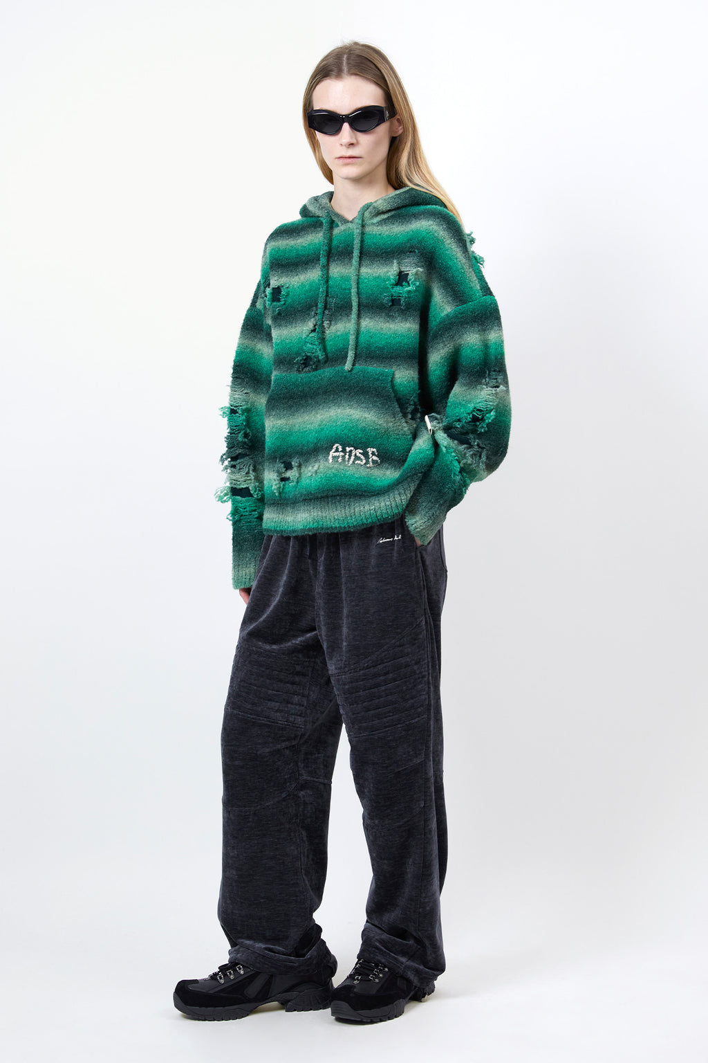 Andersson Bell - Biker Track Pants (Charcoal) product image 3 | TRAB K-Fashion Australia