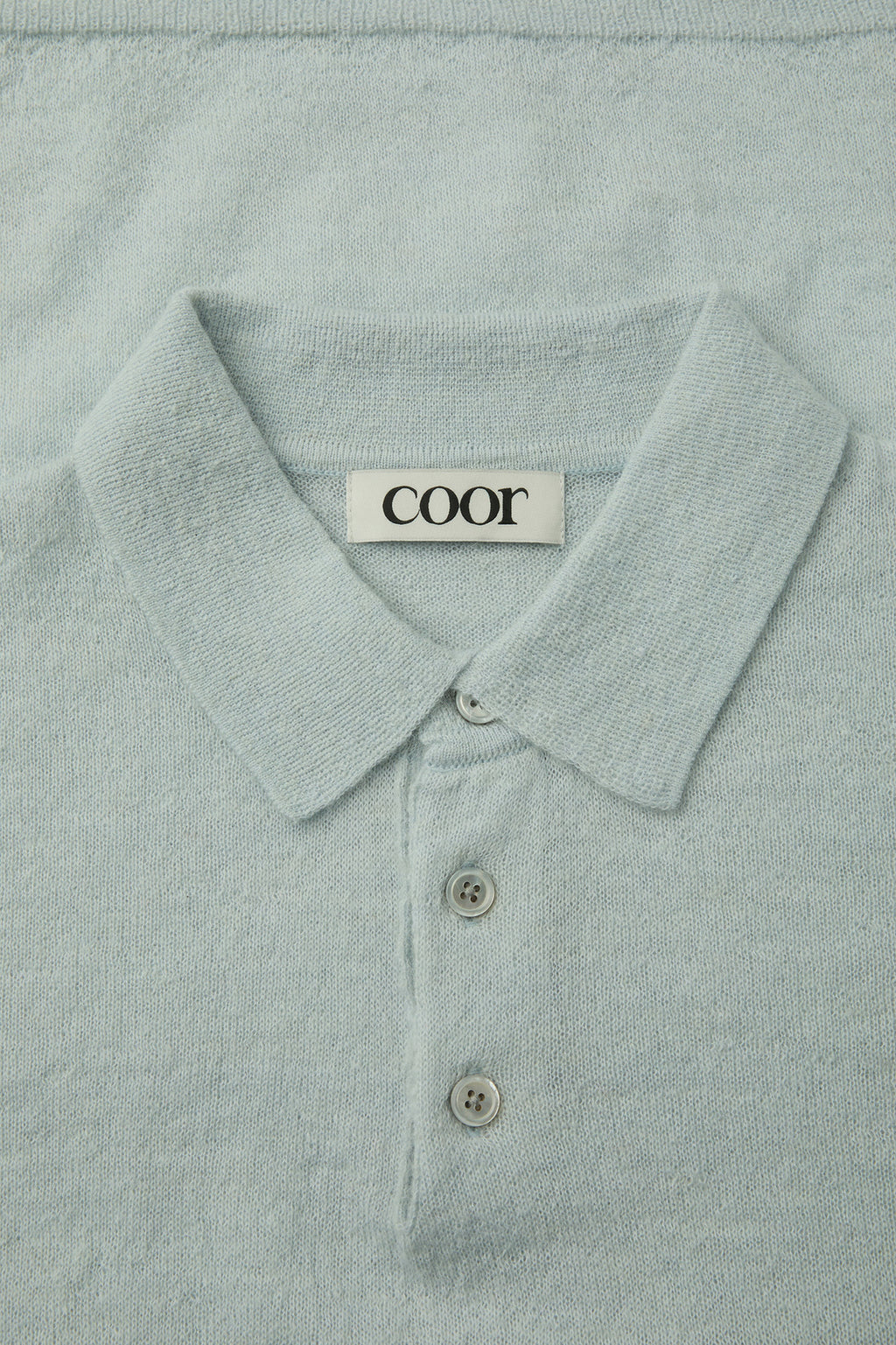 Coor - Haily Alpaca Blend Polo Knit (Light Blue) product image 5 | TRAB K-Fashion Australia