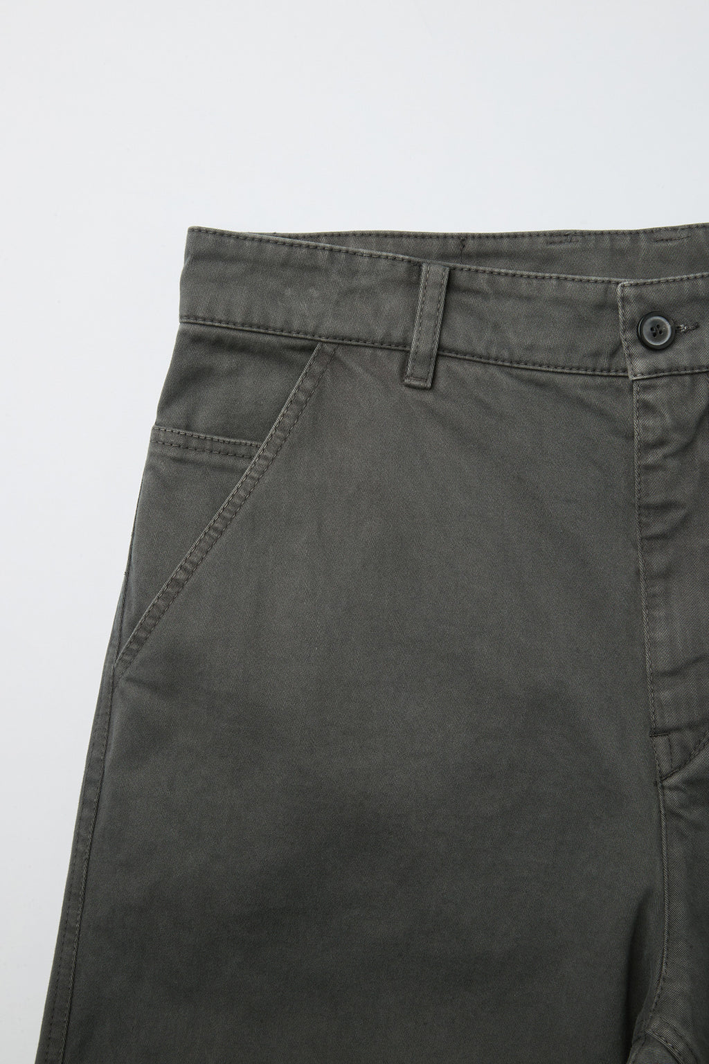 Coor - Moleskin High Waist Curve Pants (Washed Charcoal) product image 5 | TRAB K-Fashion Australia