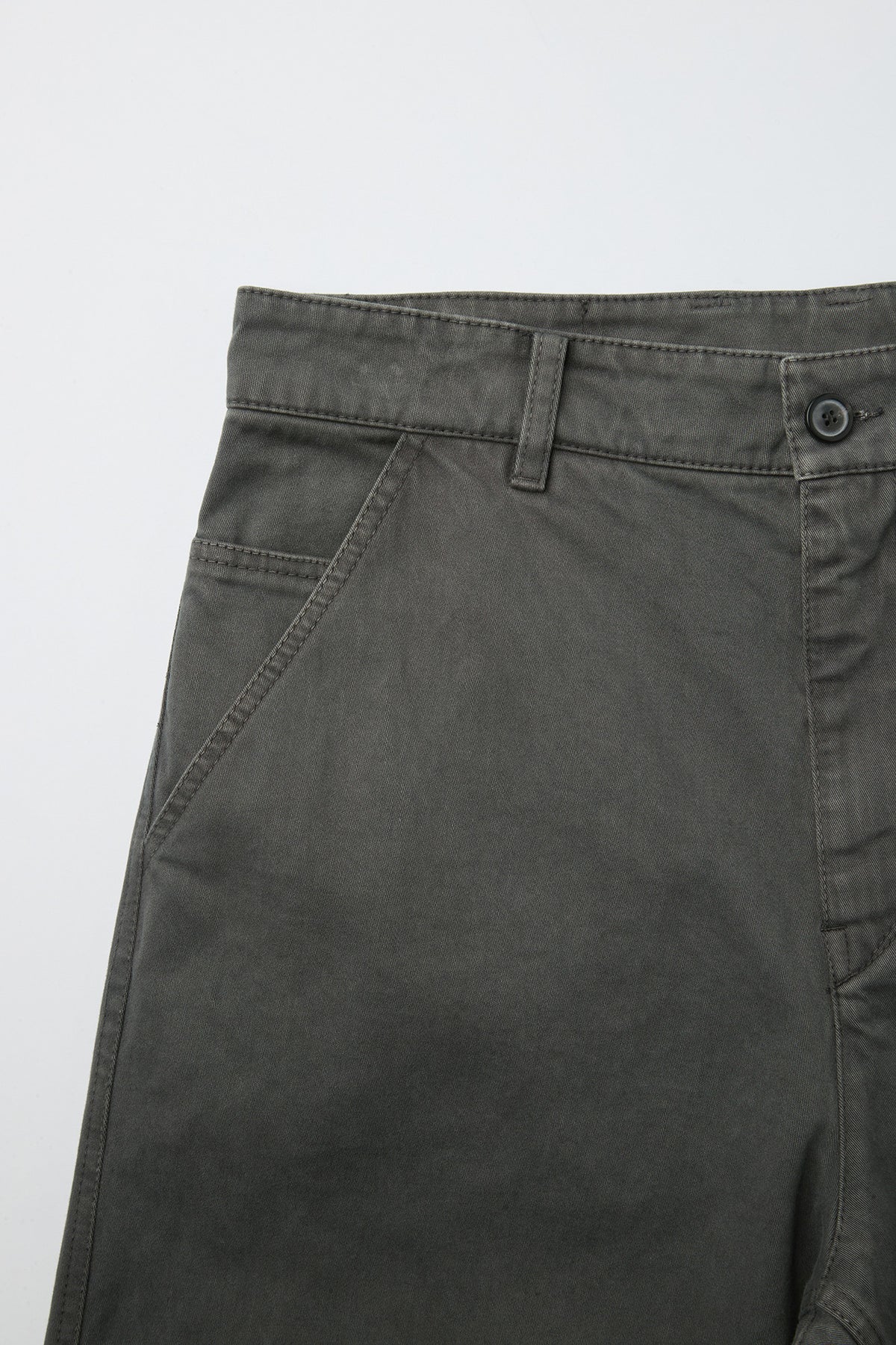Coor - Moleskin High Waist Curve Pants (Washed Charcoal) product image 5 | TRAB K-Fashion Australia