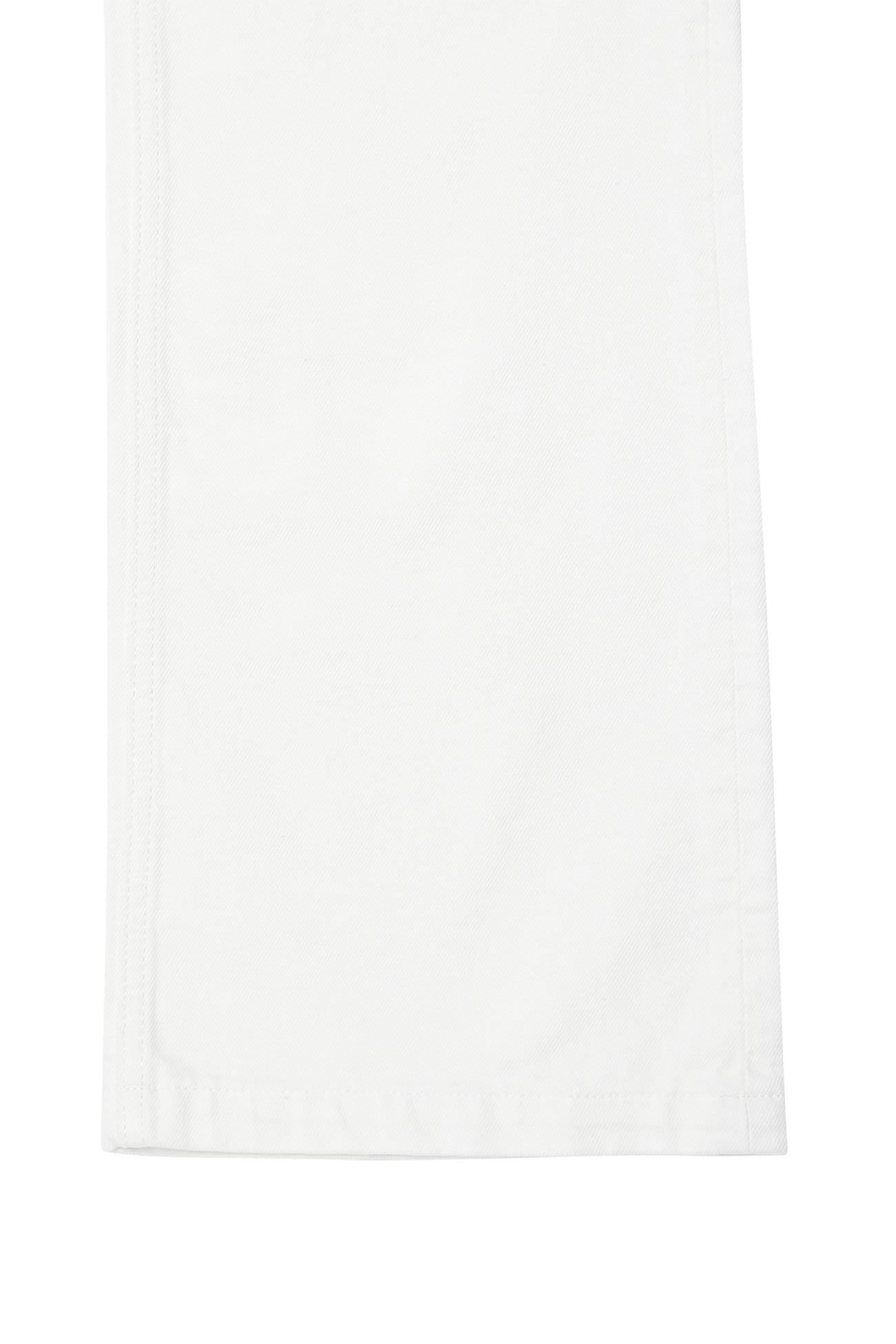 Deinet - Layered Semi Bootscut Denim Pants (White) product image 13 | TRAB K-Fashion Australia