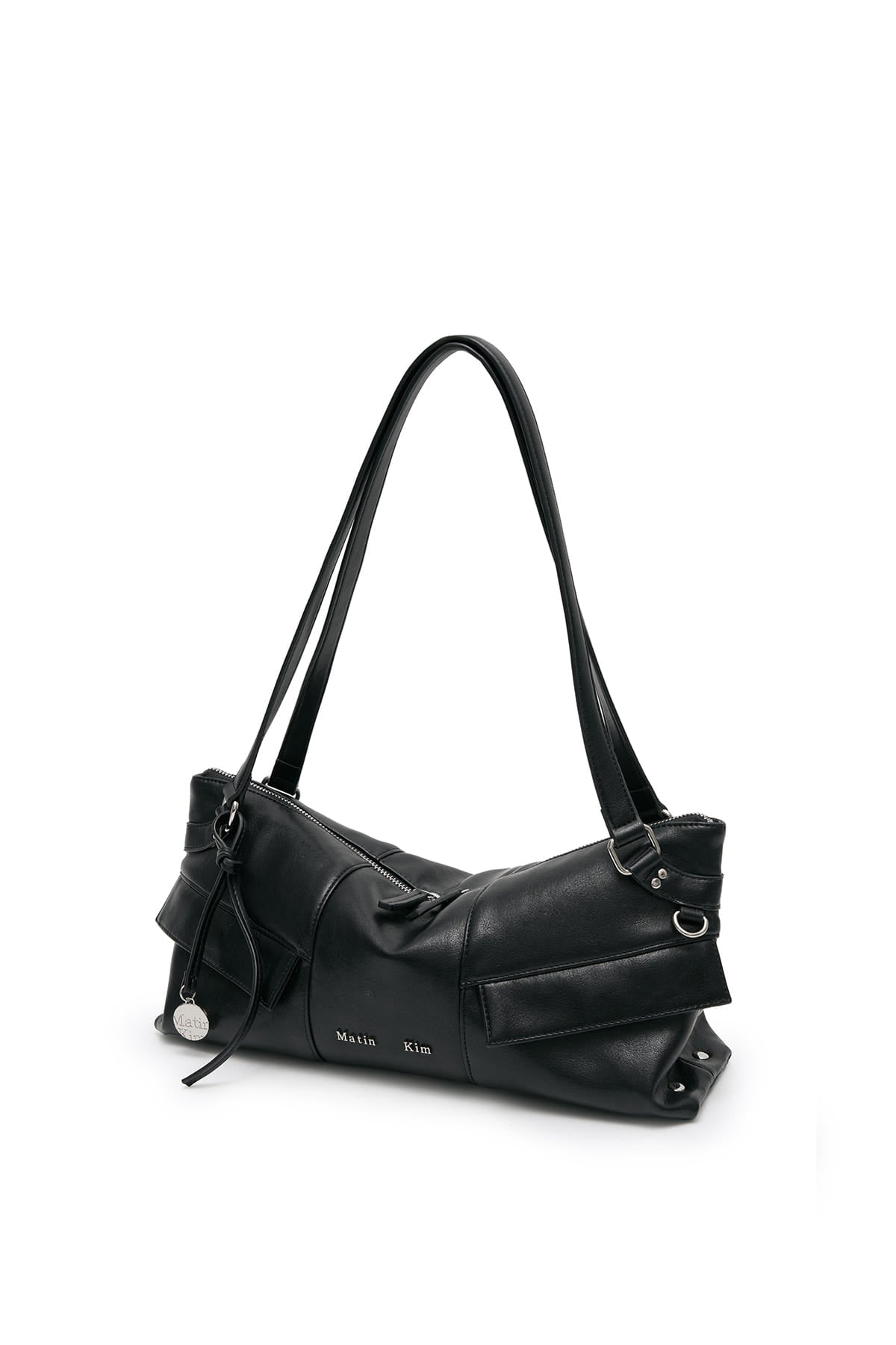 Matin Kim - [Pre-Order – Ships June 18] Wide Nemo Shoulder Bag (Black) product image 2 | TRAB K-Fashion Australia