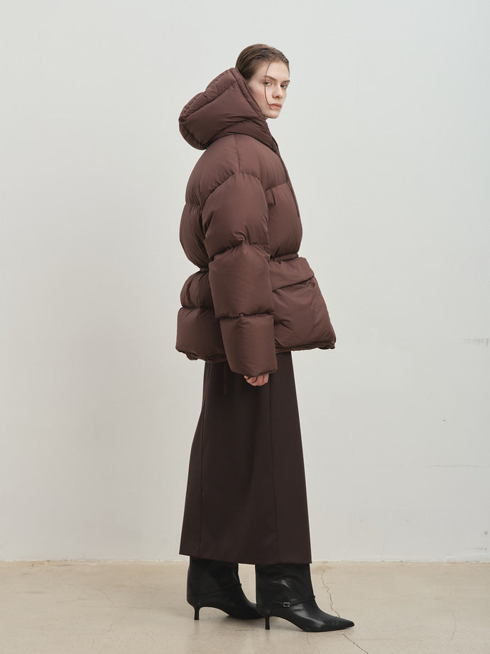 Tonywack - Super Light Down Puffer Jacket (Pale Burgundy) product image 2 | TRAB K-Fashion Australia