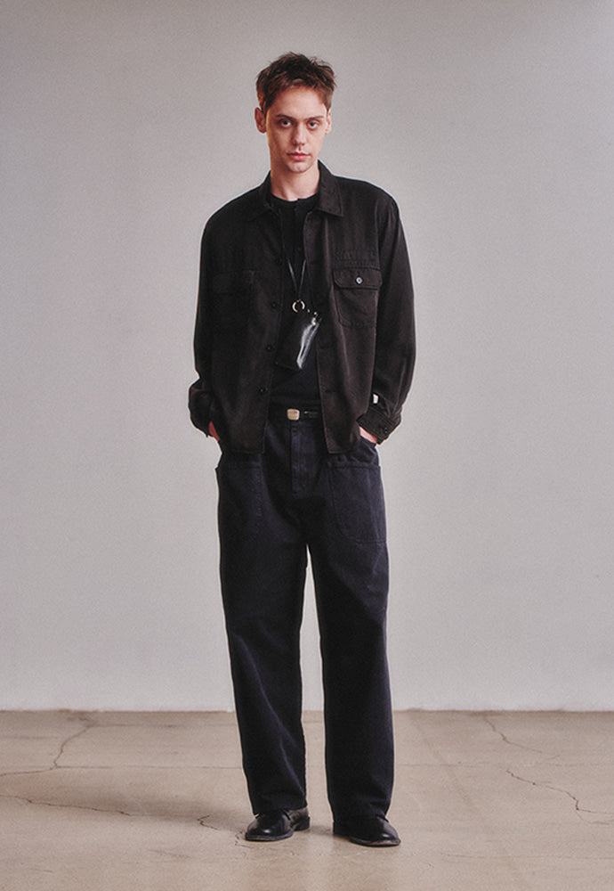 Art if acts - Tencel US Army Shirt (Faded Black) product image 2 | TRAB K-Fashion Australia