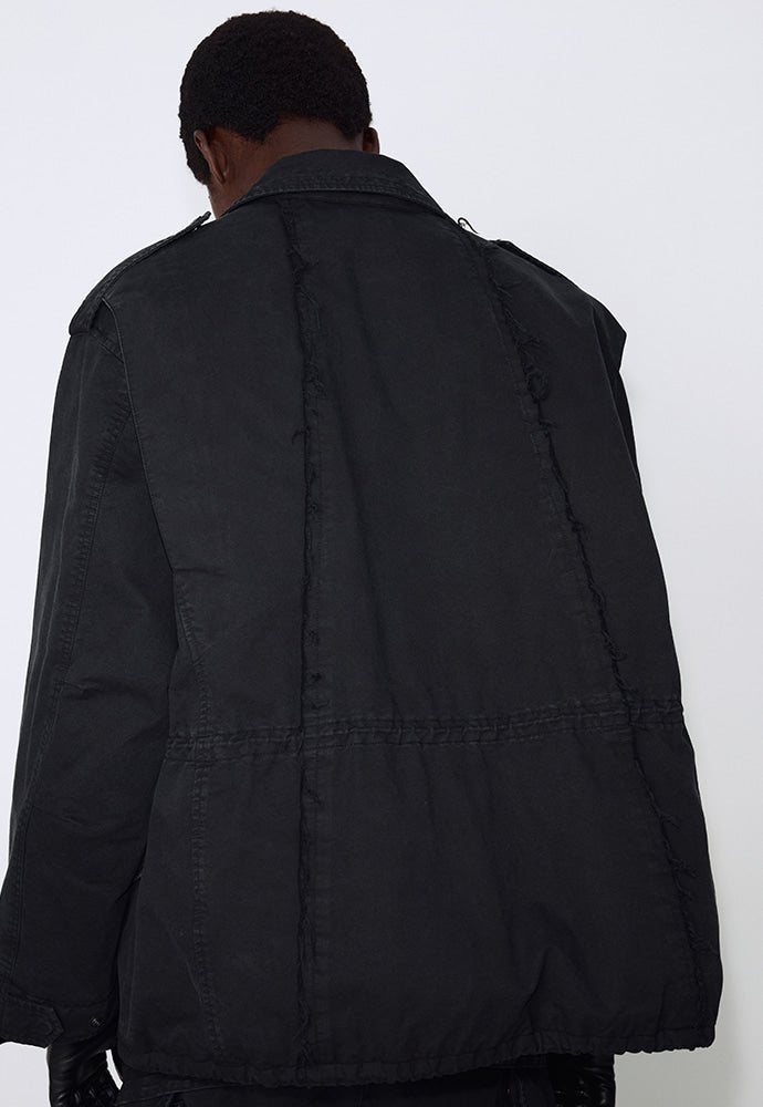 Tonywack - Garment-Dyed Gabardine Oversized Military Jacket (Carbon Pigment) product image 23 | TRAB K-Fashion Australia