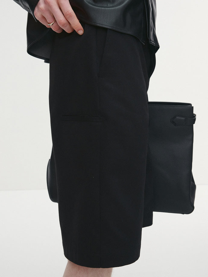 Tonywack - C/P Baggy Chino Bermuda (Black) product image 5 | TRAB K-Fashion Australia
