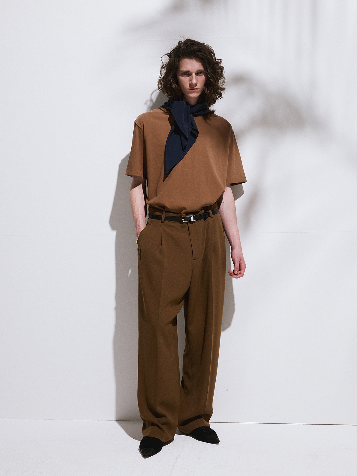 Recto - Back Seam Detail T-Shirt (Tobacco) product image 4 | TRAB K-Fashion Australia