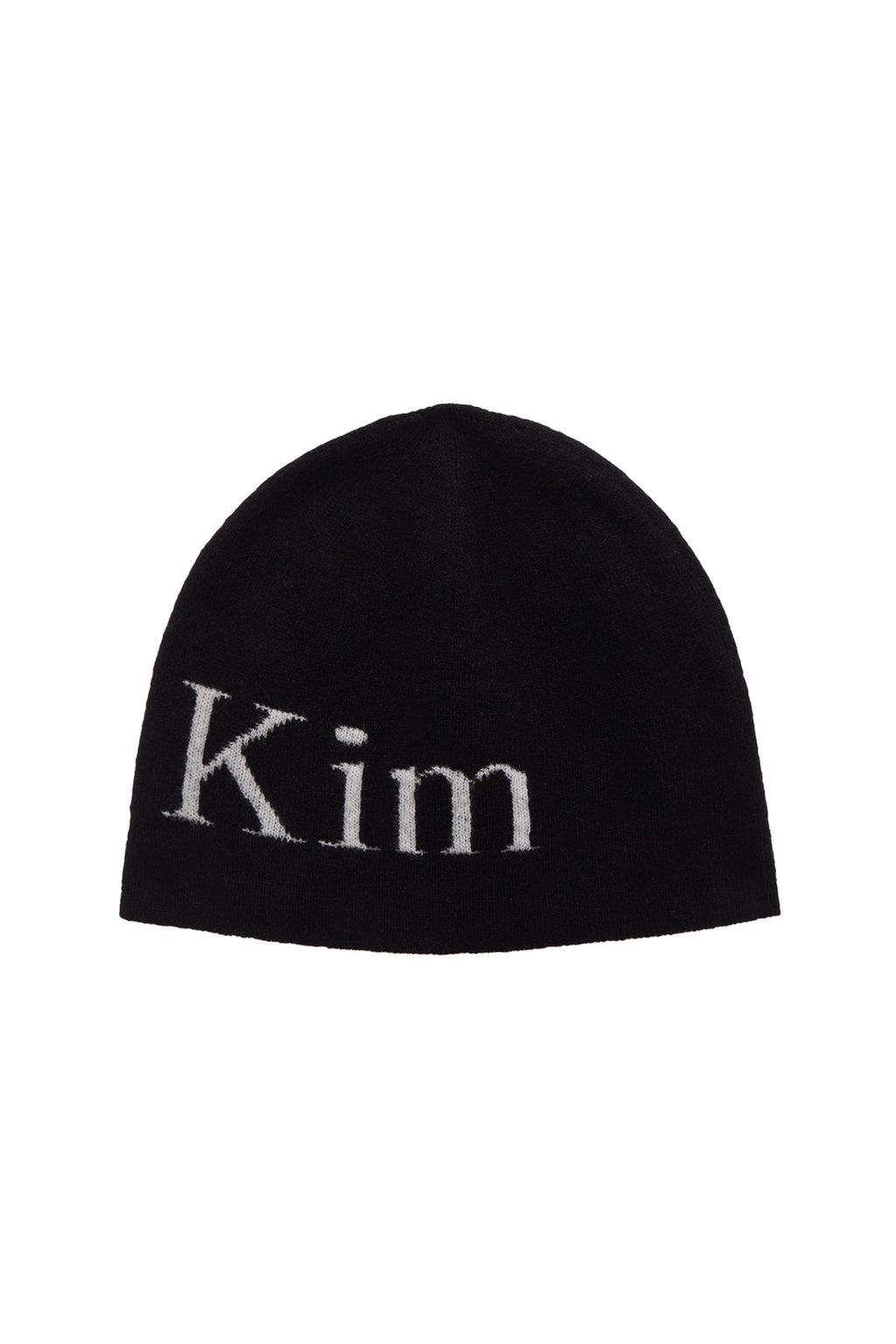 Matin Kim - Logo Jacquard Short Beanie (Black) product image 4 | TRAB K-Fashion Australia