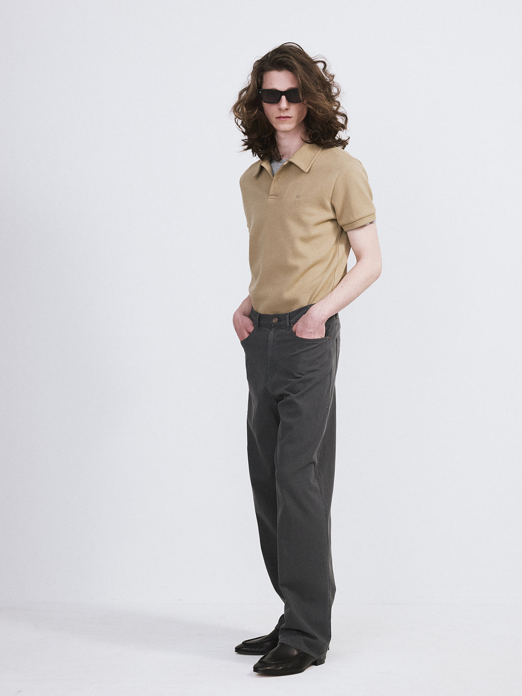 Recto - Casual Cotton Pants (Charcoal Grey) product image 3 | TRAB K-Fashion Australia