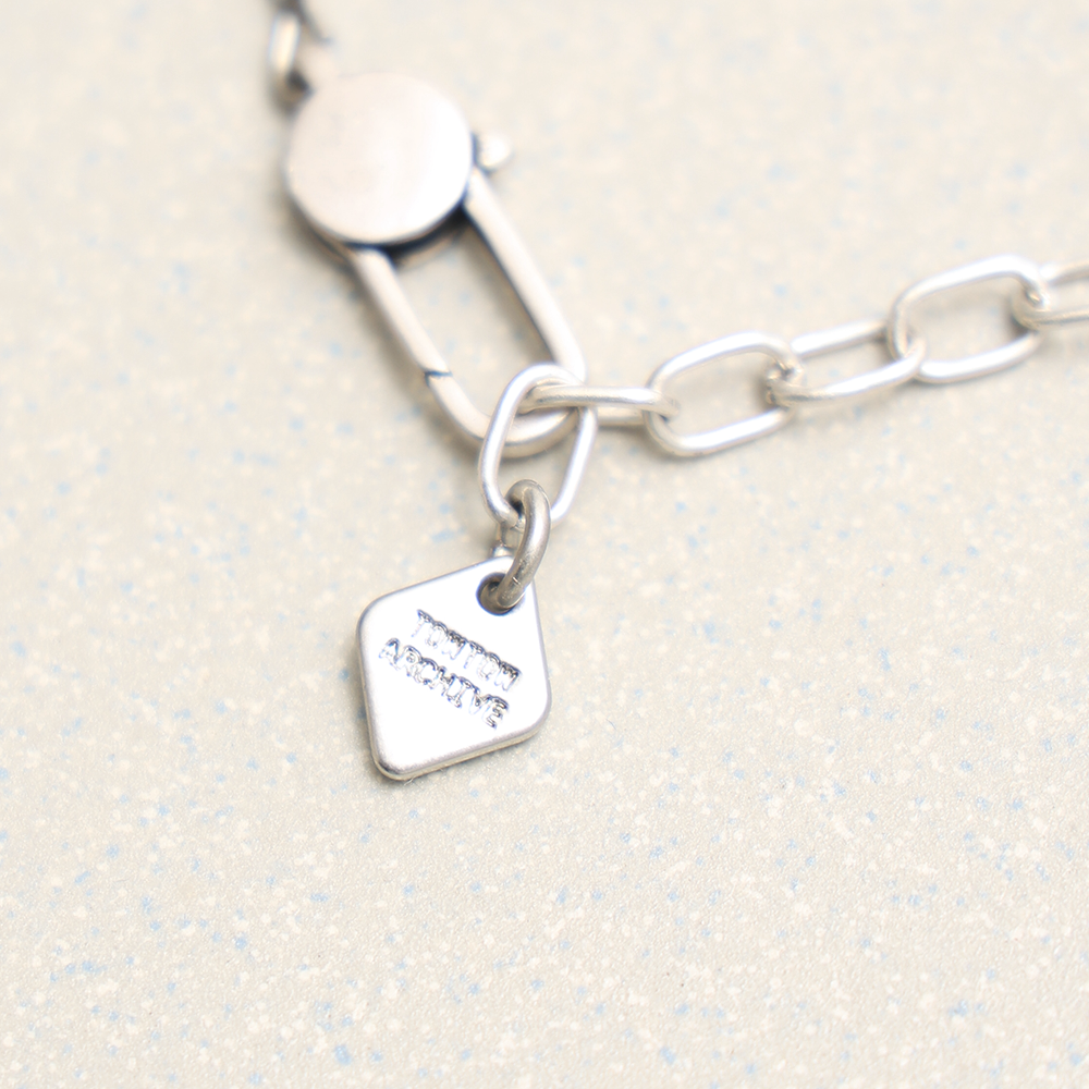 Towtow Archive - Dice Metal Link Bracelet (Black) product image 3 | TRAB K-Fashion Australia