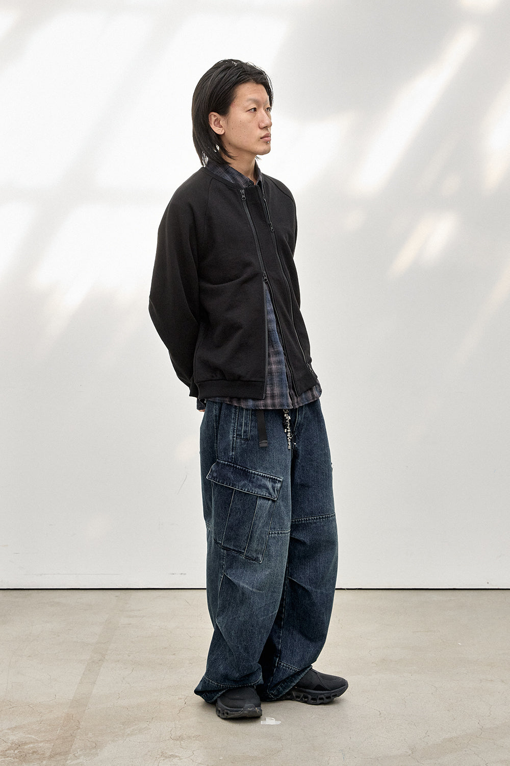 Hatchingroom - Dual Zip Cardigan (Black) product image 10 | TRAB K-Fashion Australia