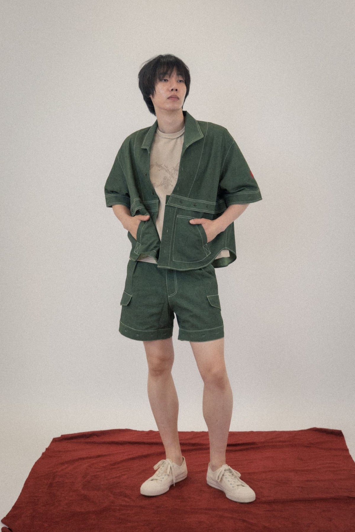 Ioedle - Assembly Jacket Where Imagination Blossoms (Green) product image 10 | TRAB K-Fashion Australia
