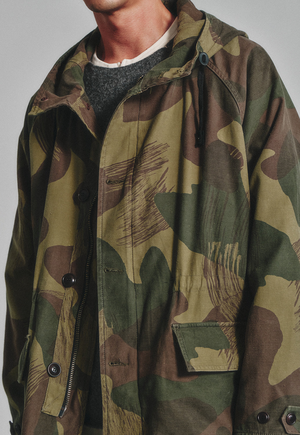 Art if acts - Camo Mil Parka (UK Brushstroke Khaki) product image 5 | TRAB K-Fashion Australia