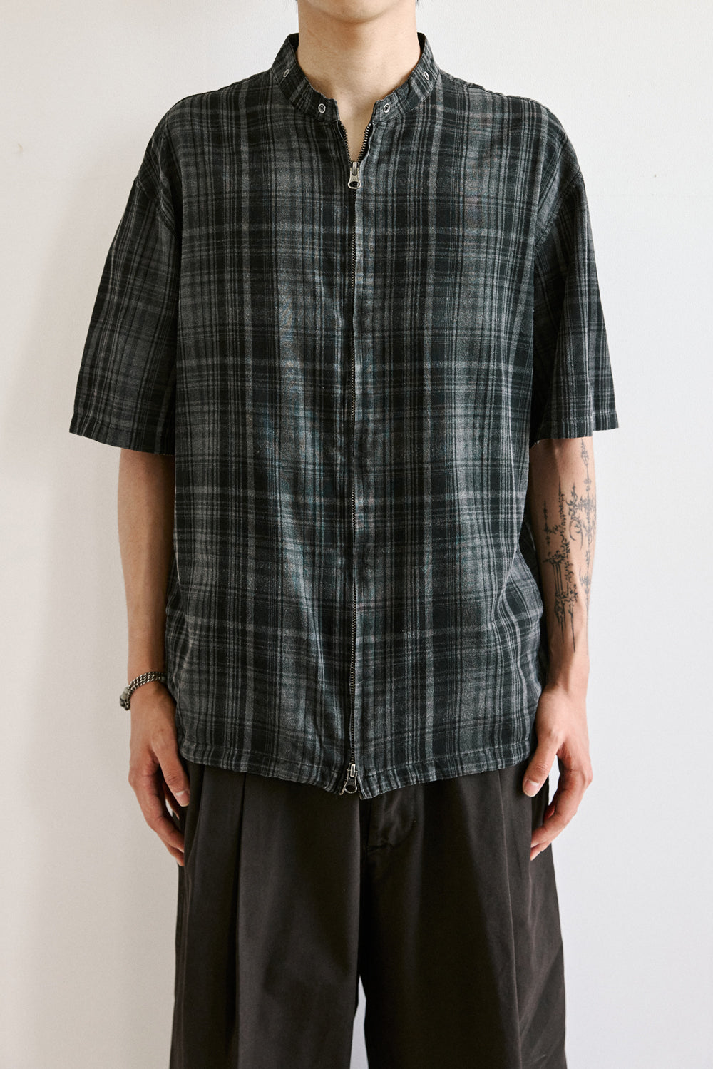 Hatchingroom - Shirket Over Dyed Check (Charcoal) product image 13 | TRAB K-Fashion Australia