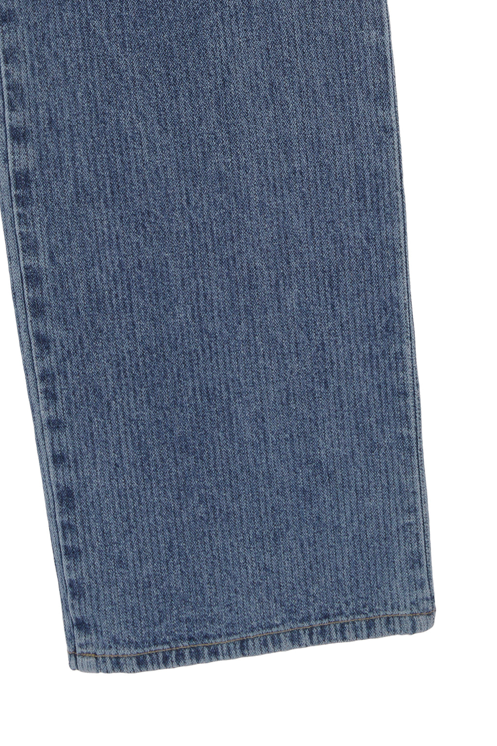 Matin Kim - Knee Point Stripe Denim Pants (Blue) product image 4 | TRAB K-Fashion Australia