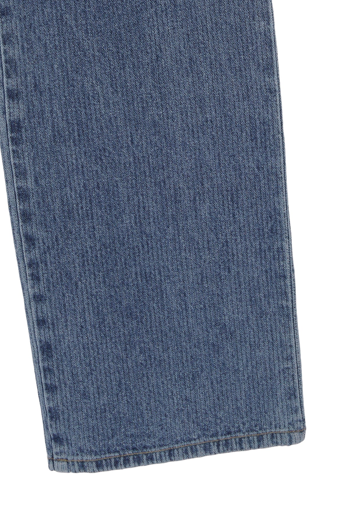 Matin Kim - Knee Point Stripe Denim Pants (Blue) product image 4 | TRAB K-Fashion Australia