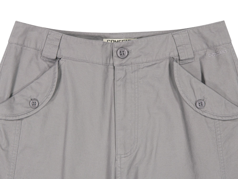 Coyseio - Washed Button Tab Pants (Grey) product image 11 | TRAB K-Fashion Australia