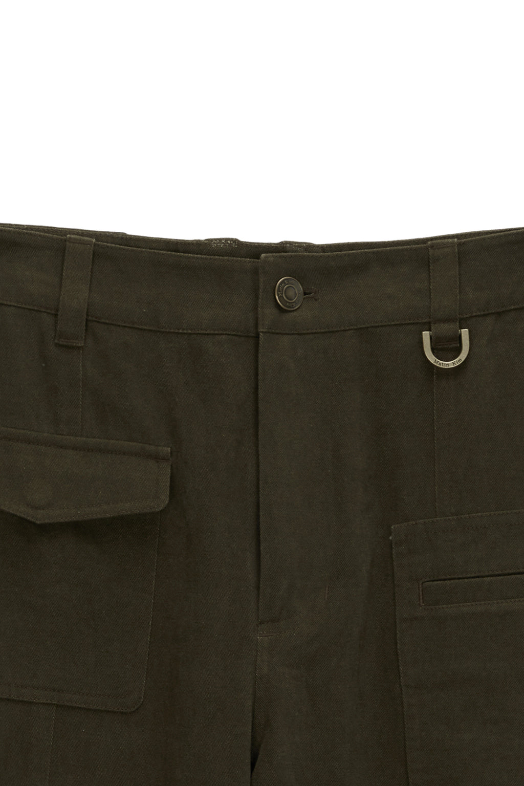 Matin Kim - Washed Slim Cargo Pants (Khaki) product image 3 | TRAB K-Fashion Australia