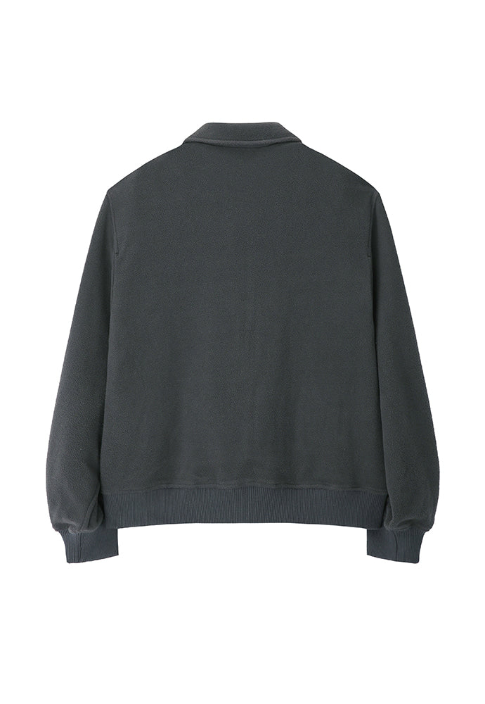 Art if acts - 70's Vintage Racing Fleece Jacket (Ash Charcoal) product image 6 | TRAB K-Fashion Australia