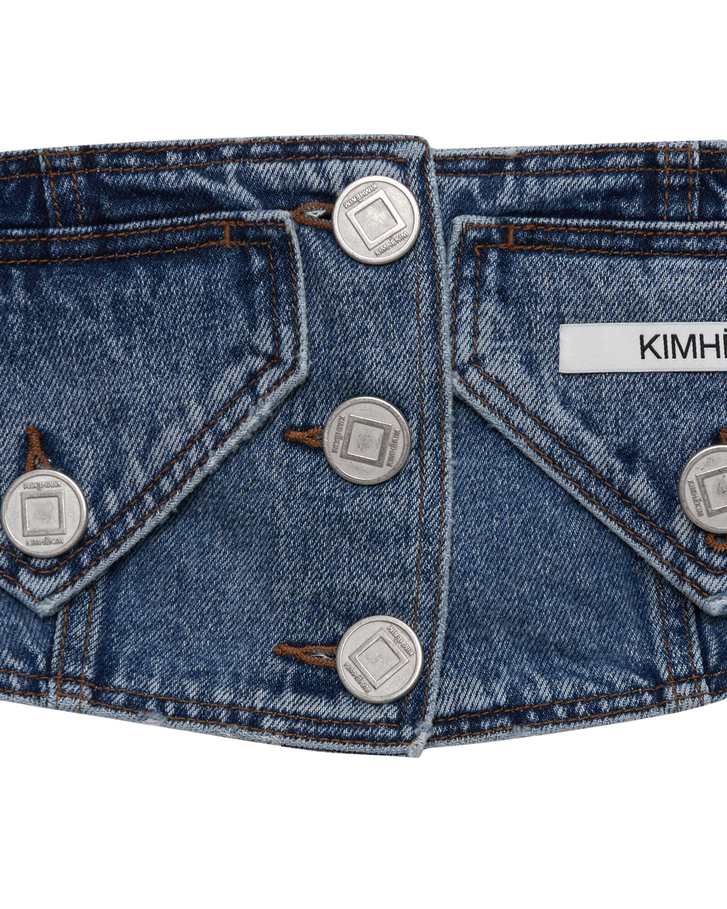Kimhe Kim - Two Pocket Emma Tube Top (Sky Blue) product image 9 | TRAB K-Fashion Australia