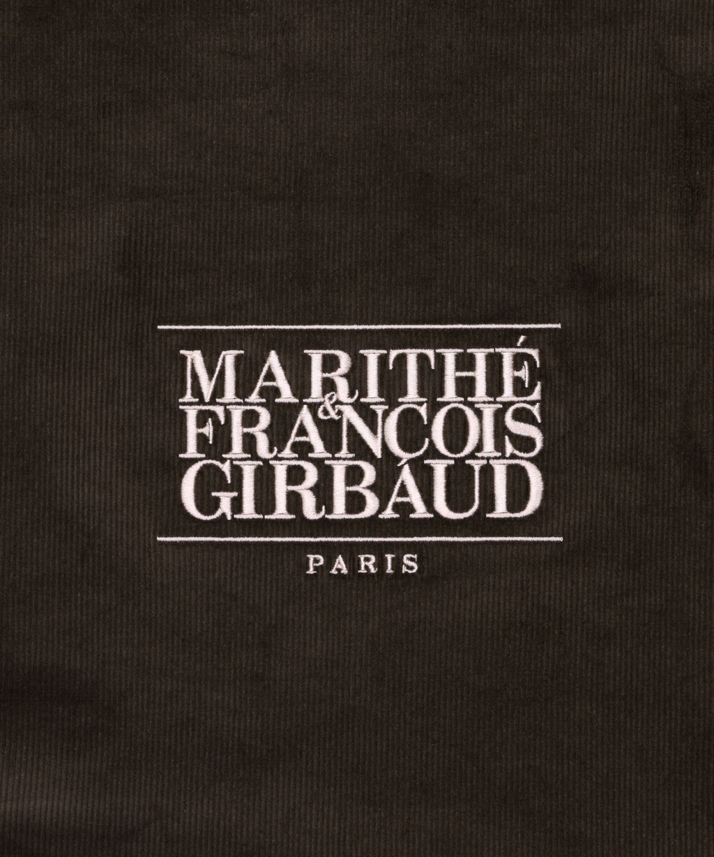 Marithe & Francois Girbaud - Classic Logo Corduroy Bag (Brown) product image 3 | TRAB K-Fashion Australia