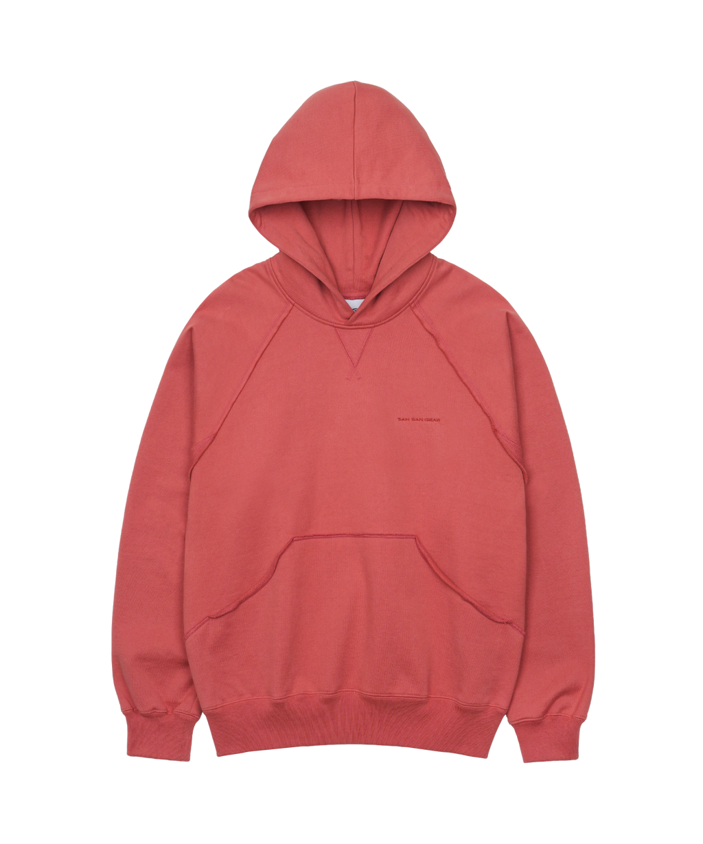 San San Gear - Square Pocket Hoodie (Brick Red) product image 4 | TRAB K-Fashion Australia